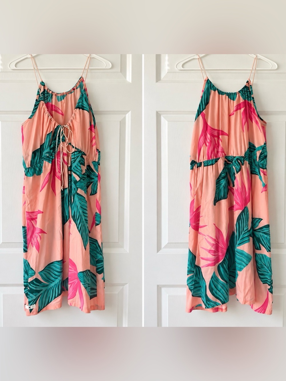 Women’s Peach Tropical Print
